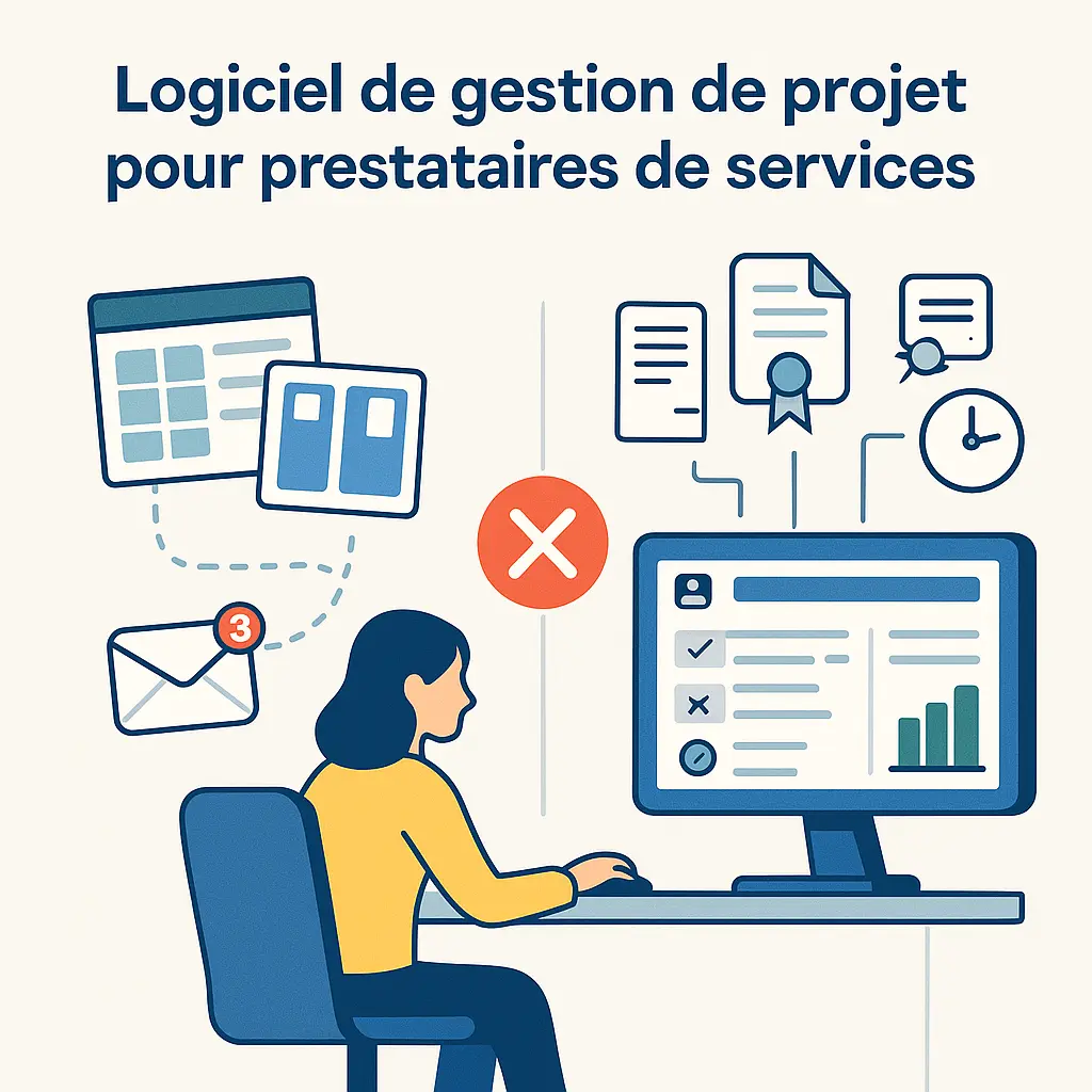 Logiciel de gestion de projet pour prestataires de services