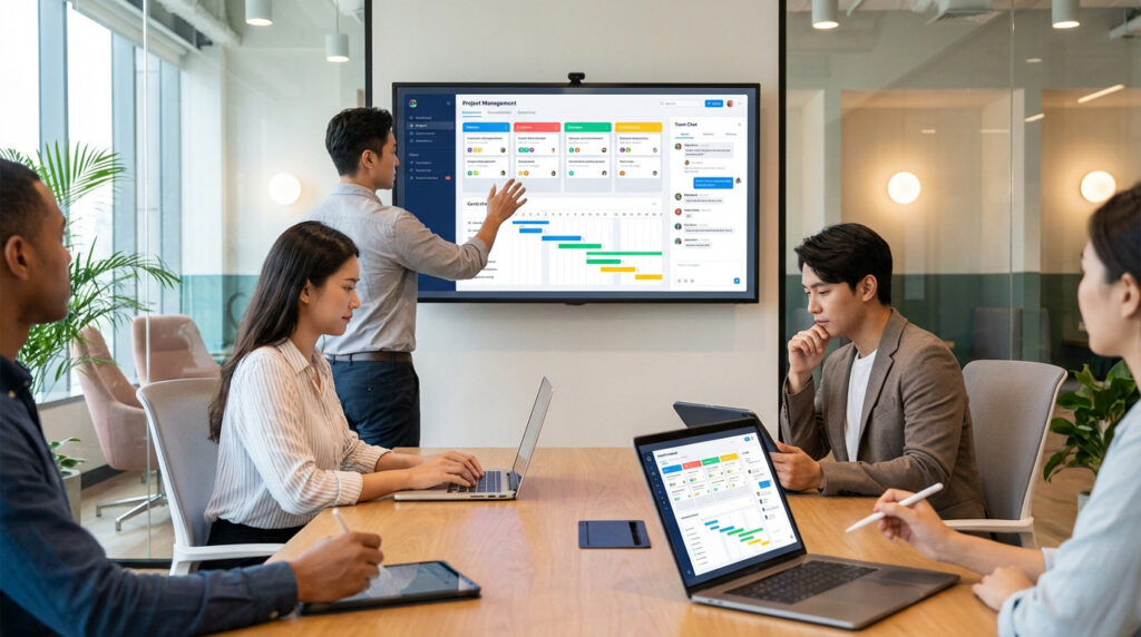 Outil de gestion de projet collaboratif pour améliorer la productivité et la collaboration d'équipe