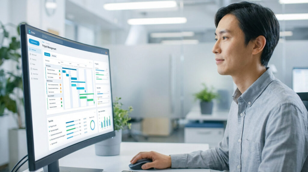 Gestion de projet efficace avec logiciel centralisé pour agences