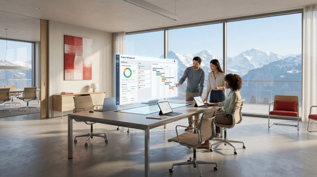 Outil de gestion collaboratif en Suisse pour centraliser les informations et améliorer la rentabilité