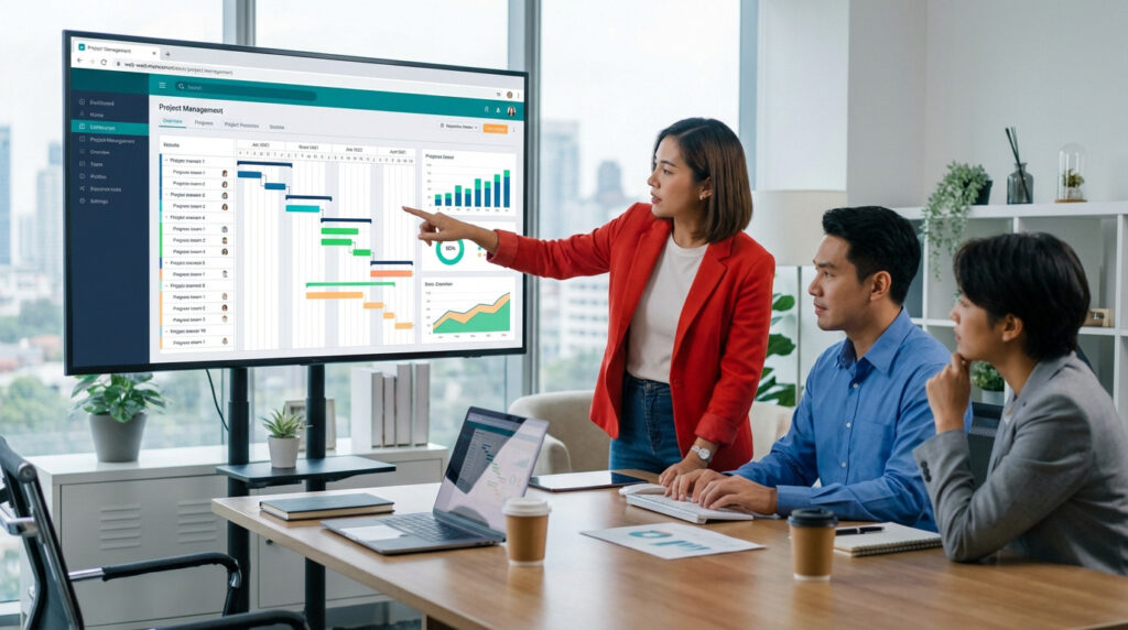 Application web de gestion de projet pour améliorer la rentabilité et la collaboration d'équipe