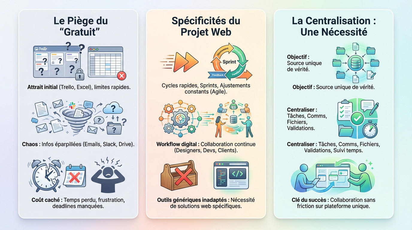 Centralisation des tâches et communication dans un logiciel de gestion de projet web