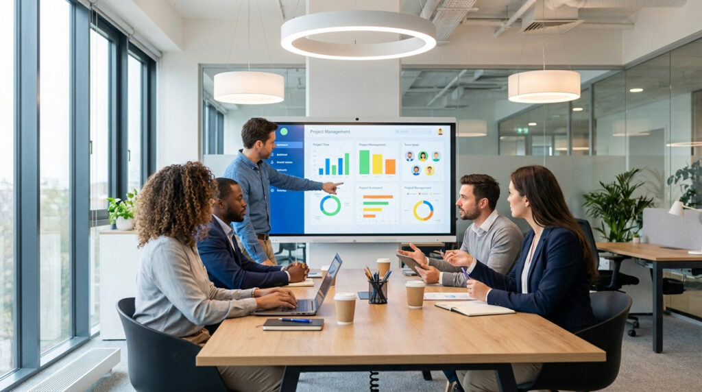 Comparaison des outils de gestion de projet collaboratif comme Webmea et Monday.com