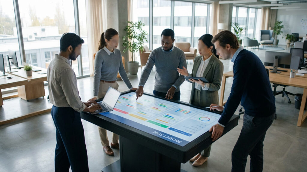 Outil de gestion de projet collaboratif avec interface intuitive et intégration API